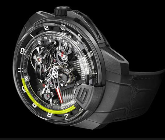 HYT 248-DL-00-GF-RA H2 Black DLC titanium Replica watch
